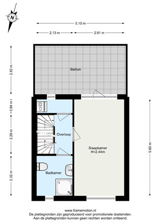Floorplan - Hudighaven 26, 2993 HB Barendrecht